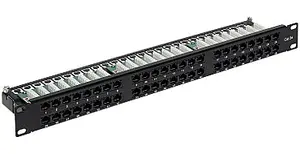 Delta Energy Systems (Switzerland) AG PP-48/RJ/C RJ-45 Patch Panel with 48 Ports for Network Cabling Infrastructure