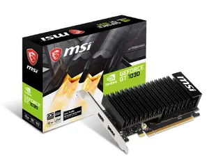 MSI GeForce GT 1030 2GHD4 LP OC grafiskā karte ar 2 GB GDDR4 atmiņu, 1189 MHz procesora frekvenci, pasīvo dzesēšanu un PCI Express 3.0 interfeisu