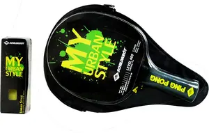 Donic Schildkröt My Urban Level 400 Table Tennis Set with One Racket, Three Balls, and Cover