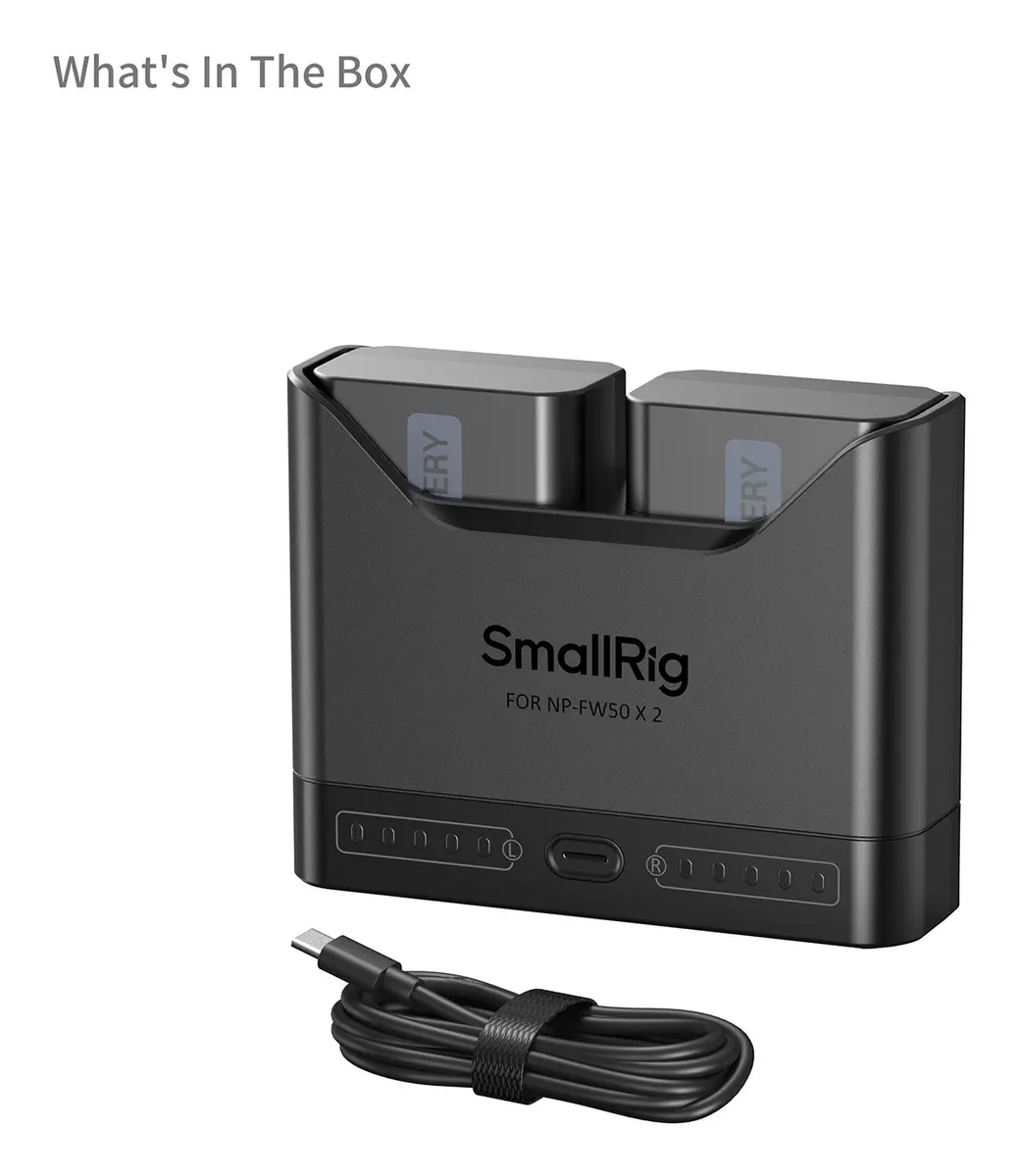 SmallRig Turbo Charging Kit for NP-FW50 Cameras Photo 7