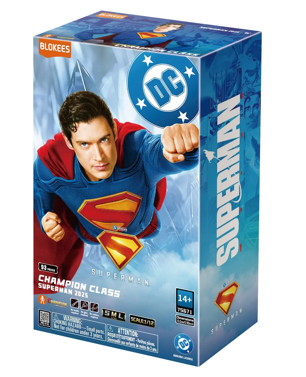 Blokees DC Superman 2025 figūriņa daudzkrāsaina