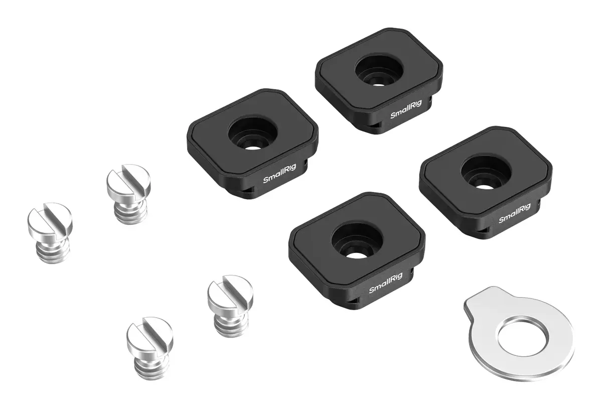 SmallRig Mount Plate with Cold Shoe Mount (4pcs) Photo 4