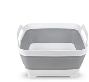 Platinet PLATINET SILICONE FOLDABLE CAMPING WASHING SINK ZLEWOZMYWAK SILIKONOWY SKŁADANY 30.5x30xH20(7)cm GREY [46303]