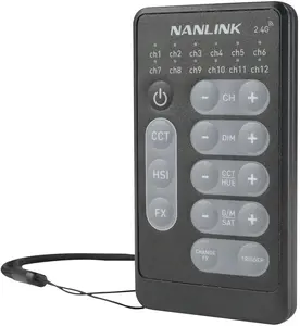 Nanlite WS-RC-C2 Tālvadības pults apgaismojumam melna Litija-jonu
