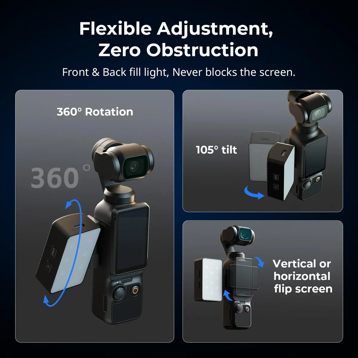 SmallRig 5733 Video Light Kit for DJI Osmo Pocket 3 Photo 7