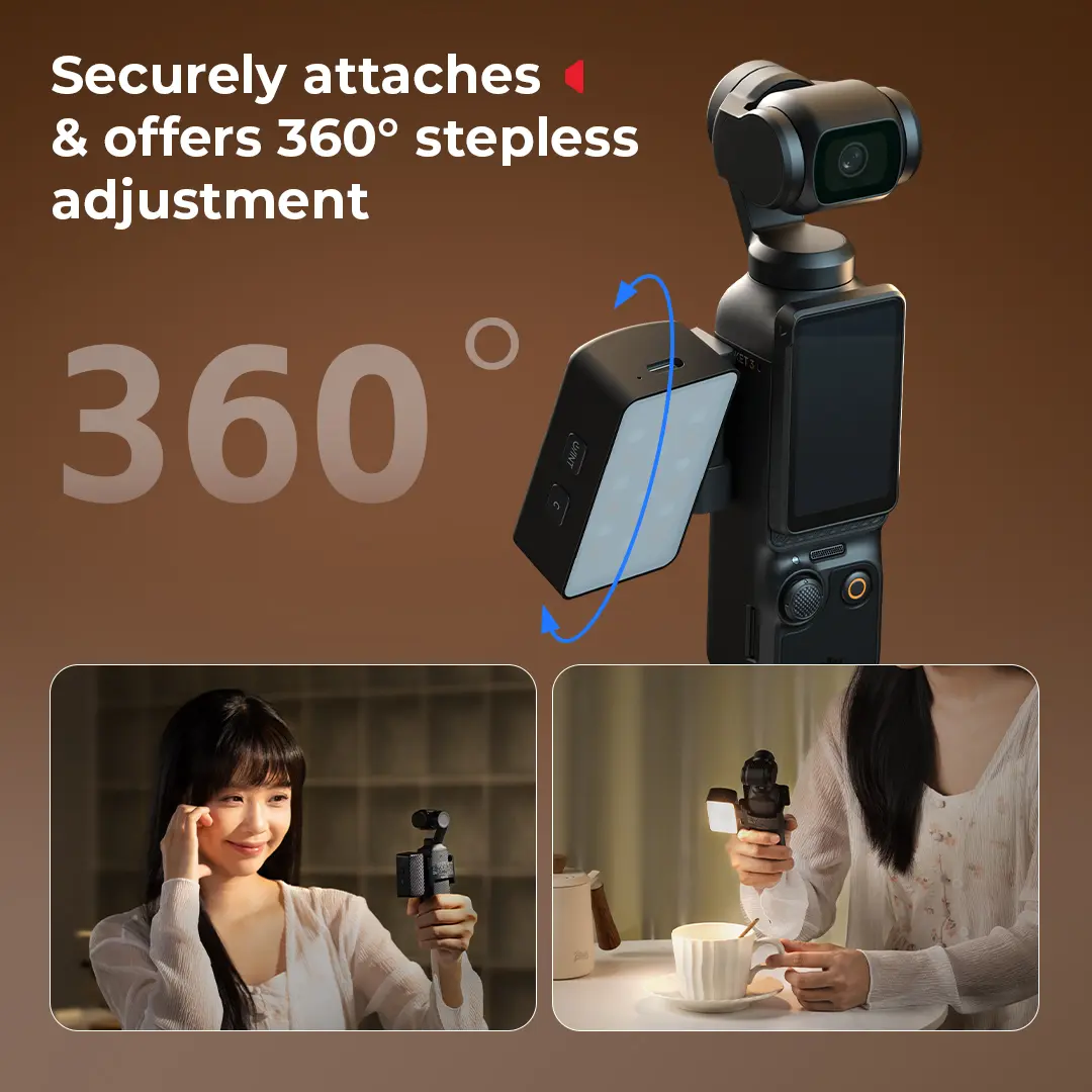 SmallRig 5733 Video Light Kit for DJI Osmo Pocket 3 Photo 8