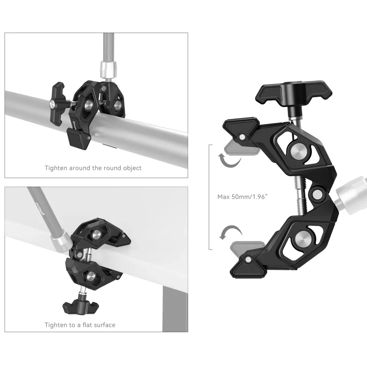 SmallRig Crab-Shaped Clamp 1/4" Photo 4