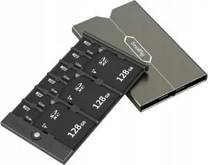 SmallRig atmiņas karšu futrālis SD un Micro SD TF kartēm no ABS alumīnija un plastmasas