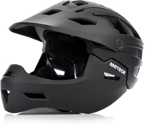 Meteor Kask rowerowy full-face Hydra S 51-55 cm czarny (17894)