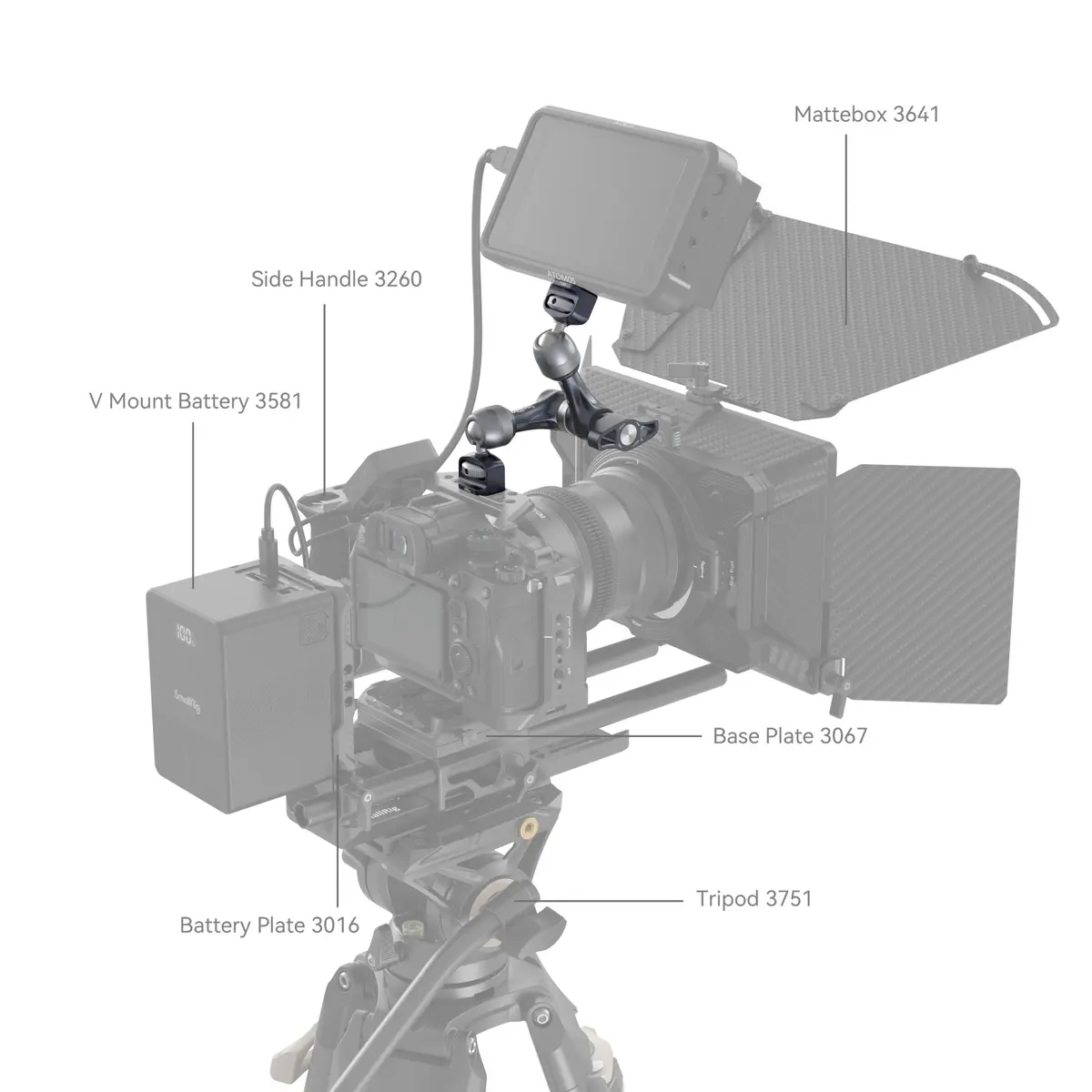 SmallRig 4899 Mounting Arm Photo 4