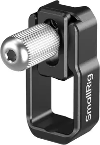SmallRig 5660 USB-C Cable Clamp in Black made of Aluminium and Stainless Steel for Camera Cages