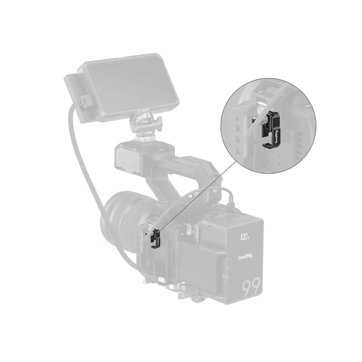 SmallRig 5660 kabeļu skava Photo 4