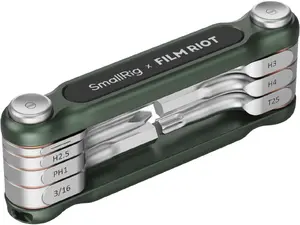 SmallRig 4812 Multi-bit Screwdriver 7-in-1 Foldable Multitool Green