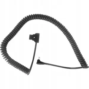 Nanlite CB-DT/DC Strāvas kabelis D-Tap uz 5.5mm adapteris melnā krāsā, saderīgs ar Forza 60, 60B, PavoTube 15C un 30C gaismekļiem
