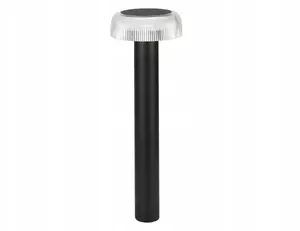 Ledline Oprawa solarna ogrodowa Suntis 3000K 170lm 2Ah USB-C okrągła IP54 czarna (217584)