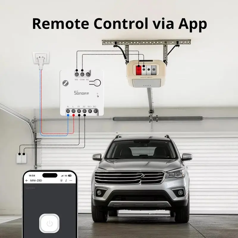 Sonoff MINI-ZBD Zigbee viedais sausā kontakta relejs Photo 5