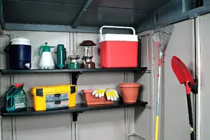 Red Fighter Accessory Set with 4 Shelves and 2 Brackets for Skunk
