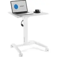 Biurko SENSE7 biurko mobilne Białe 70 cm x 52 cm Biały