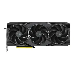 PNY GeForce RTX 5070 Ti 16GB GDDR7 Graphics Card with 2295 MHz Processor Frequency, PCI Express x16 5.0, 256-bit Memory Bus, 3 Fans and Active Cooling