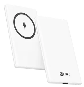 Quik QP-830 Магнитный беспроводной внешний аккумулятор 3000мАч ультратонкий USB-C