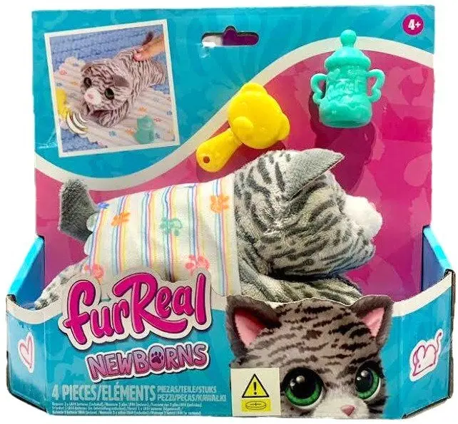 Hasbro FurReal Newborns Kaķēns interaktīva mīkstā