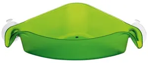 Koziol BOKS Bathroom Wall Shelf Green with Suction Cup Mounting