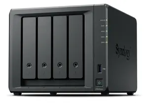 Сетевой накопитель Synology DiskStation DS925NEO+ с процессором AMD Ryzen Embedded V1500B, 4 ГБ памяти DDR4 и 4 отсеками для дисков