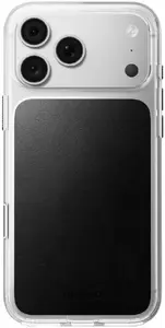 Чехол Nomad Clear Leather Case с MagSafe и кожей Horween для iPhone 18 Pro Max и 17 Pro Max, черный