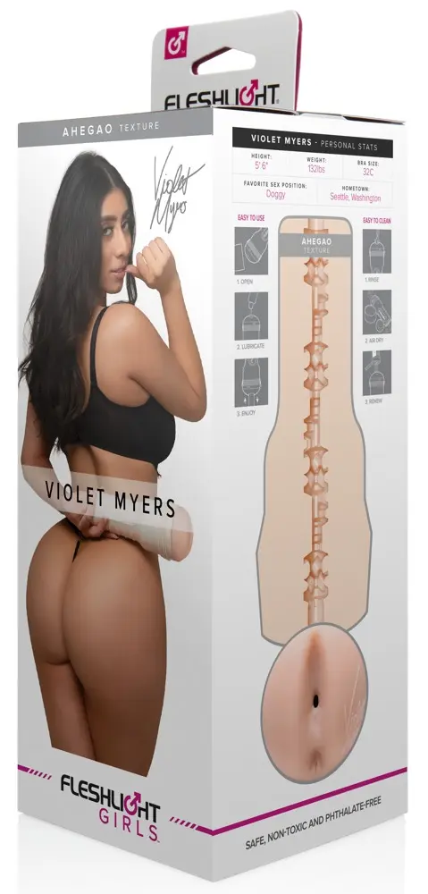 Masturbators Fleshlight Girls Violet Myers Ahegao