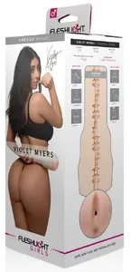 Мастурбатор Fleshlight Girls Violet Myers Ahegao Butt с реалистичным анальным каналом и внутренним рукавом из материала Superskin