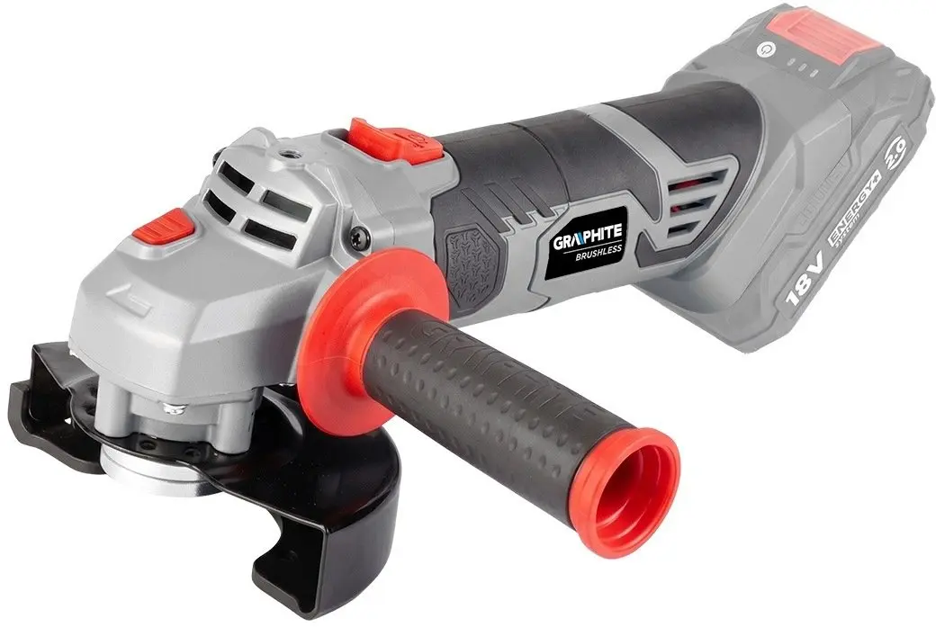 Akumulatora leņķa slīpmašīna Graphite Energy+ 18V
