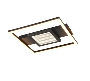 Потолочный светильник Reality R64801932 TRIO 16W 3000K 2000lm IP20 Черный Металл