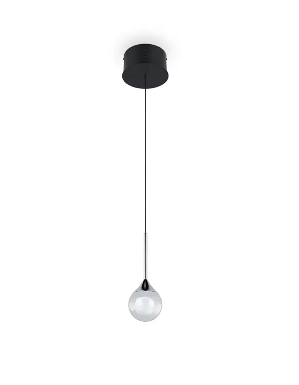 Trio Pendant Light 9W 2300-4000K Black Photo 2