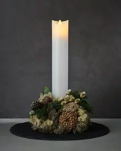 Sirius Home Sara LED Svece Zelta Balta Baterija AA