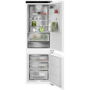 AEG TC9MS181BC Iebūvējamais ledusskapis ar 245 L kopējo ietilpību, 182 L ledusskapis un 62 L saldētava, No Frost, B klase, balts
