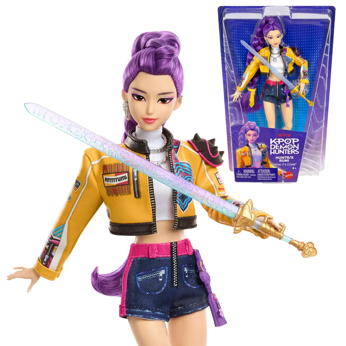 Mattel KPop Demon Hunters HUNTR/X Rumi lelle Photo 2