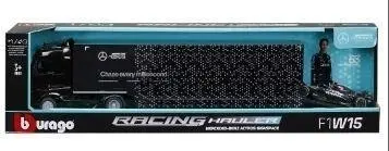 Bburago Formula un puspiekabe Mercedes-AMG Petronas