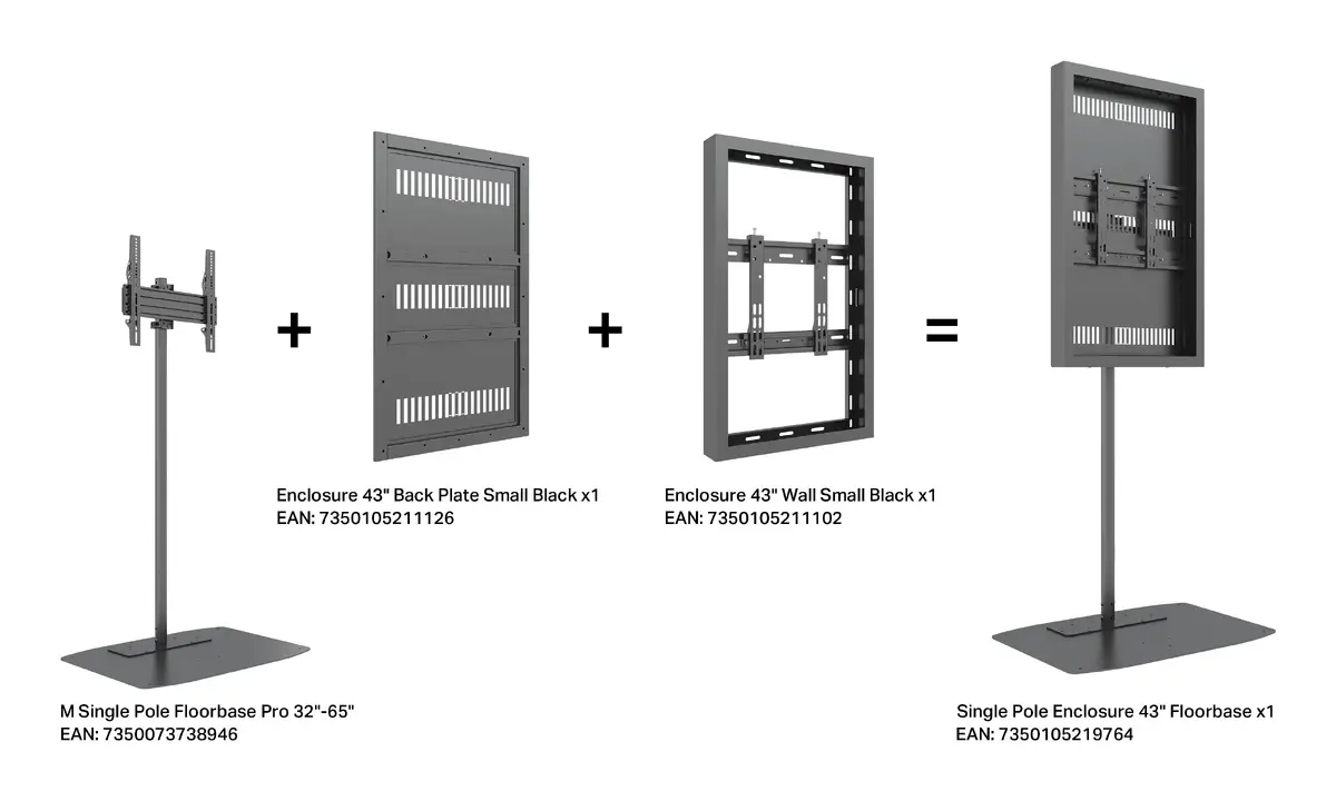 Multibrackets M Pro Series 43" Floorbase Enclosure Photo 16