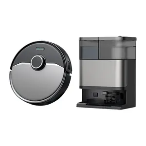 Robotic Vacuum Cleaner ULTENIC MX50 with 20000 Pa Suction Power, dToF LiDAR Navigation, Automatic Mop Washing and Drying Docking Station