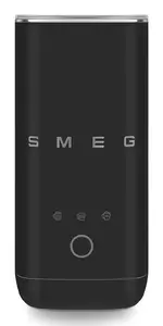 Smeg MFF02BLMEU Automatic Milk Frother and Warmer with Ceramic Bowl 500W Black
