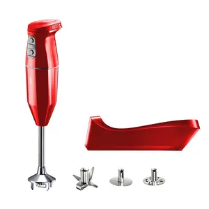 Погружной блендер Bamix Cordless PLUS Красный Аккумулятор 10.8 В 3 скорости 8000-15000 об/мин