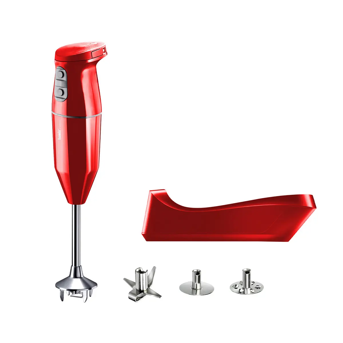 Bamix Cordless PLUS Immersion Blender Red Photo 2
