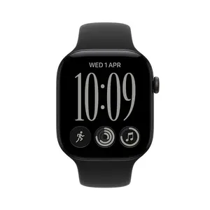 Apple Watch Series 12 GPS + Cellular Smartwatch Black Aluminium Case with Black Sport Band S/M OLED 64 GB watchOS 27