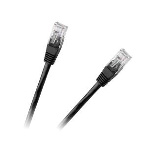 Сетевой кабель патч-корд UTP CAT6 ElectroBase 0.25м черный