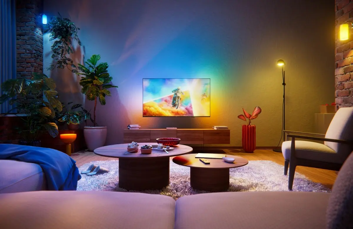 Philips Ambilight 50PQS8501/12 85" 4K QLED Televizors Photo 9