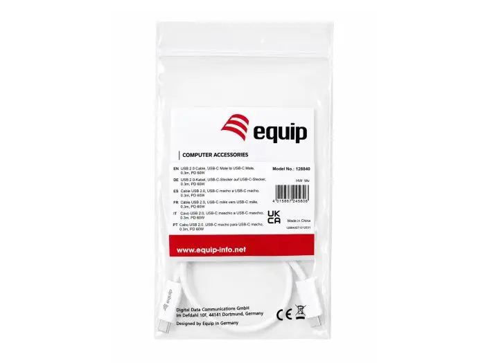 Equip USB 2.0 USB-C to USB-C Cable PD 60W Photo 7