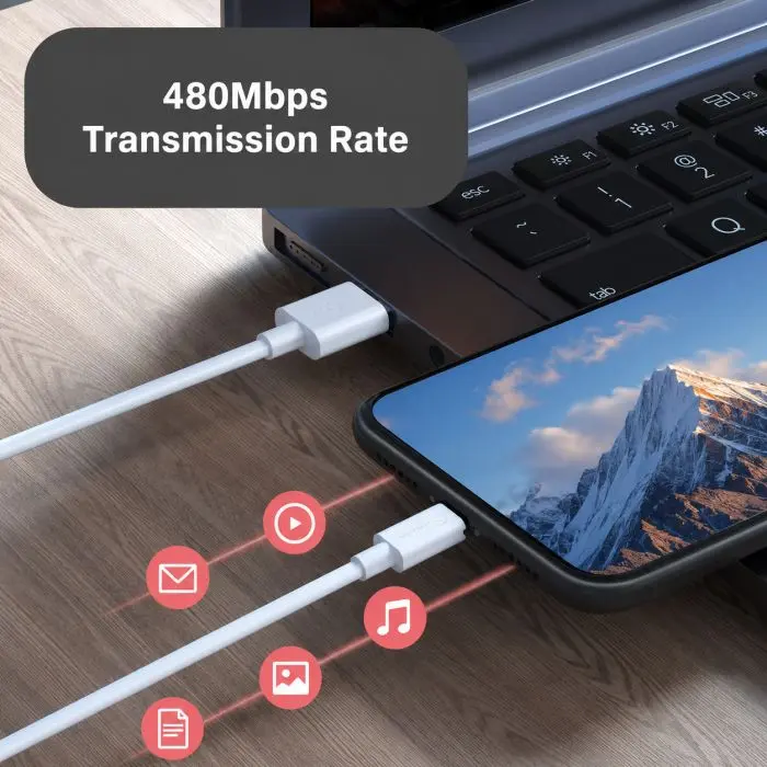 Кабель Equip USB 2.0 USB-A на USB-C Photo 2