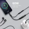 Equip 2 in 1 USB-C to 3.5mm Audio Adapter with 60W PD Photo 6