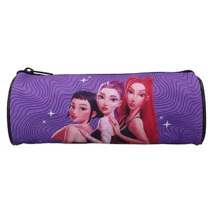 Мягкий пенал Vadobag 920-02250 K-Pop Demon Hunters Shadow Beats фиолетовый и разноцветный с рисунком