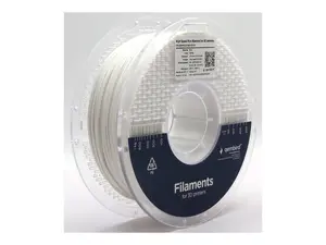 Flashforge PLA 3D drukas kvēldiegs 1.75 mm Balts 1 kg Universāla saderība